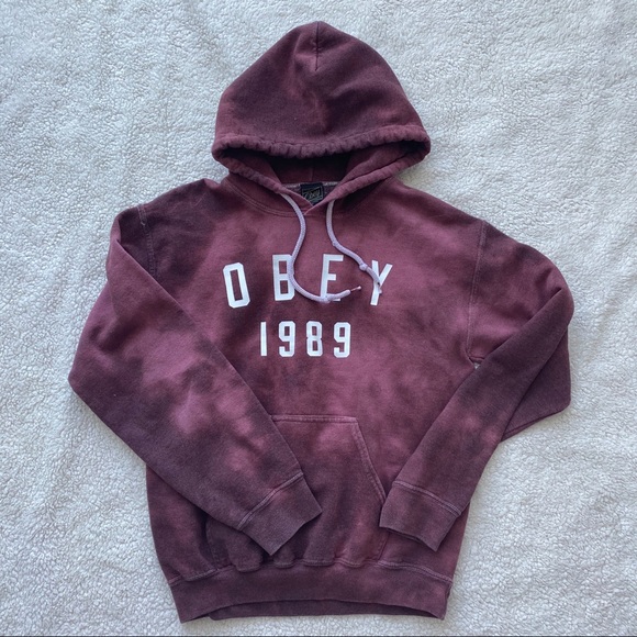 OBEY acid wash hoodie - Picture 1 of 2